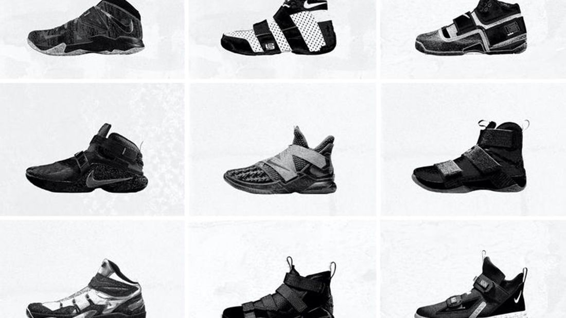 Nike, Shoes, Vintage Nike Lebron Zoom 2 Basketball Shoes Black