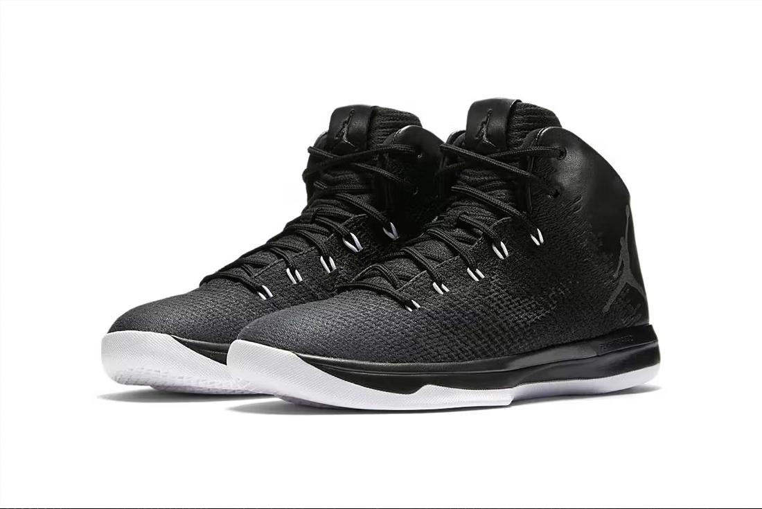 Air Jordan 31 Black Cat white background