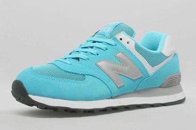 New Balance 574 Turquoise Silver White 1