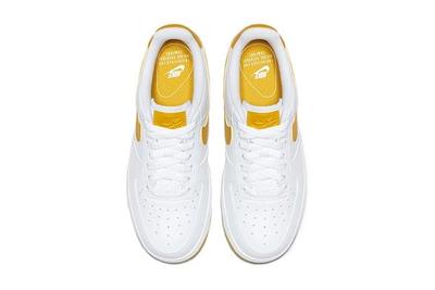 Nike Air Force 1 Yellow White Top