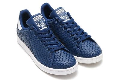 Adidas Stan Smith Woven Blue White 1