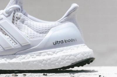 Adidas Ultra Boost White Black Bottom 6