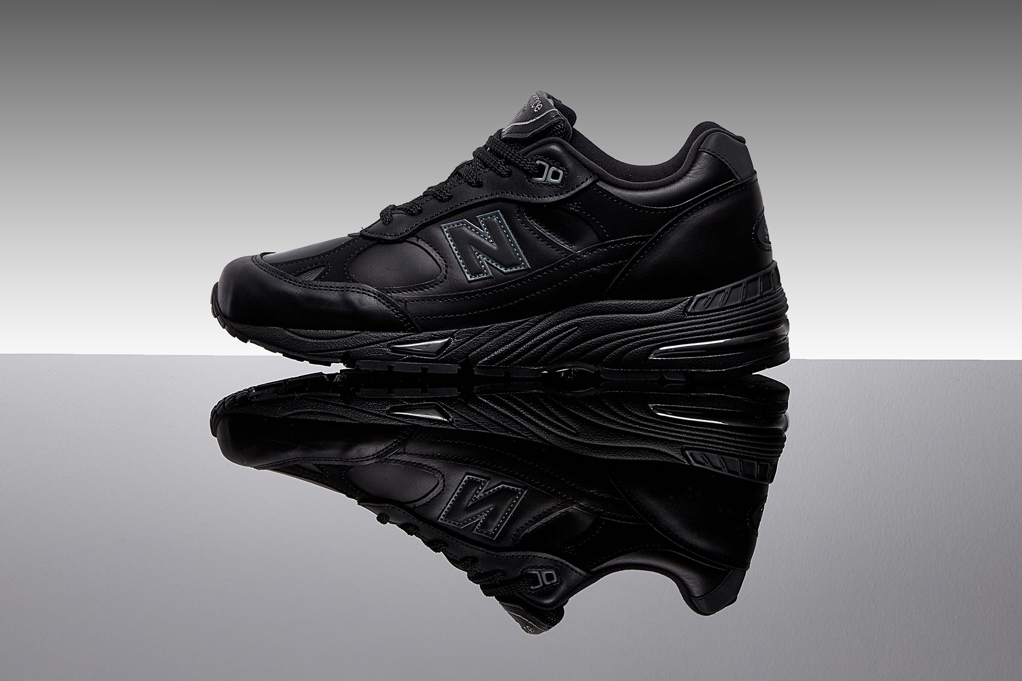 confirm Huddle College Release Date: New Balance 991 Made In UK Black Leather - Sneaker Freaker