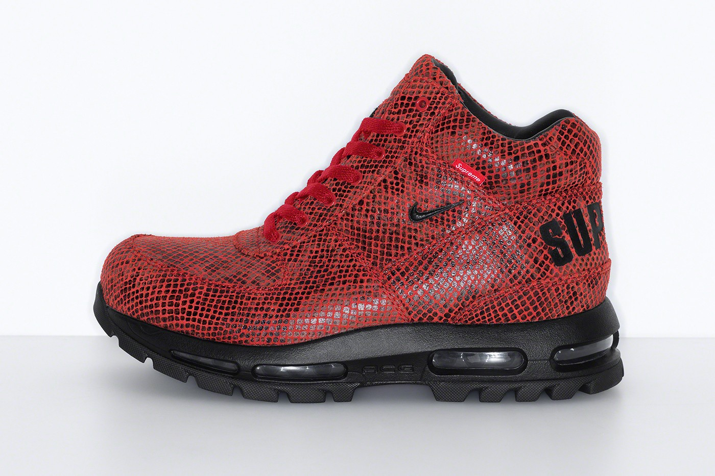 The Supreme x Nike Air Max Goadome Boot Colab Slithers Onto