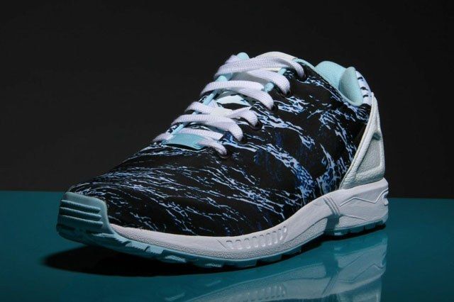 adidas flux blue and white