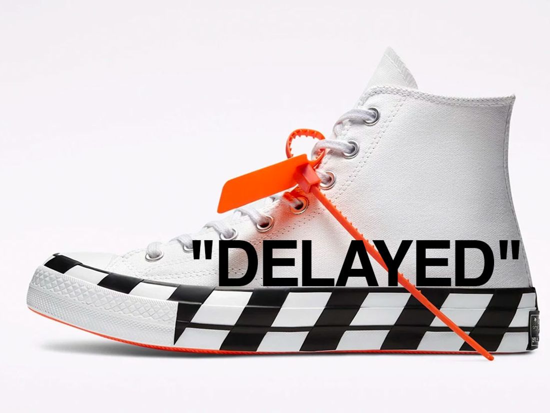 Delayed: The Off-White x Converse Chuck 70 - Sneaker