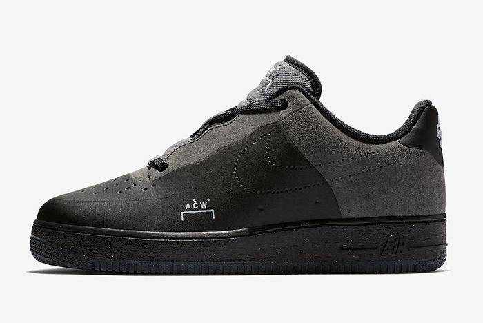 A Cold Wall Nike Air Force 1 Low Black 2
