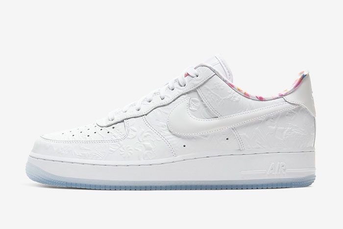 Nike Remix White-On-White Air Force 1s for Chinese New Year