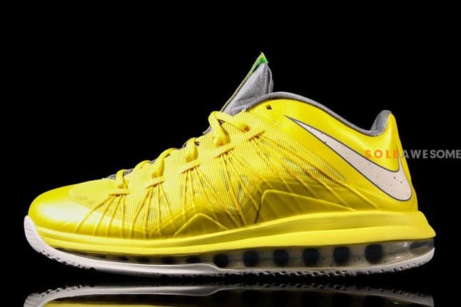 Nike Lebron X Low Sonic Yellow Profile 1