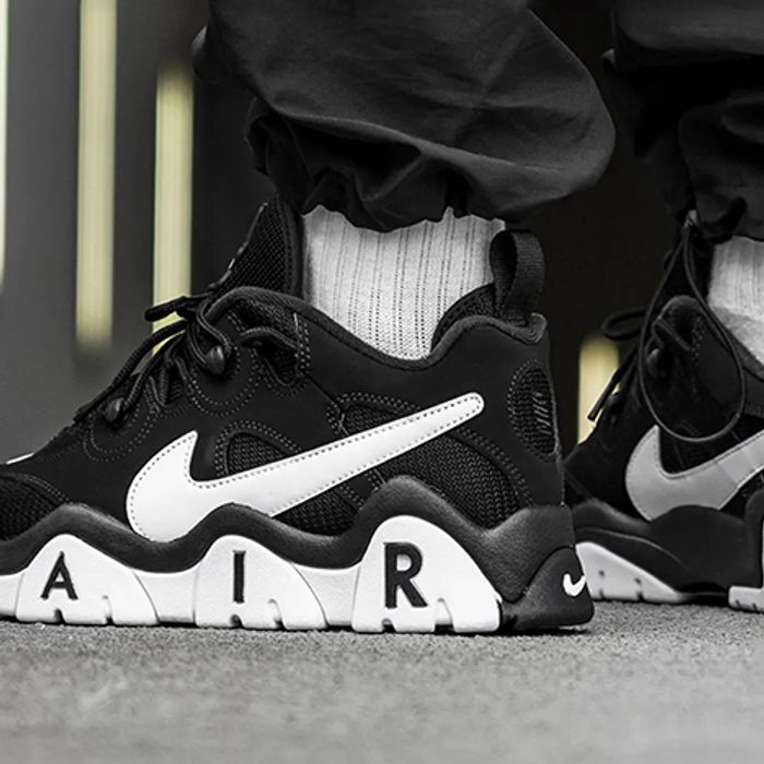 Nike Air Barrage Low Hits the Field in Black and White Sneaker Freaker