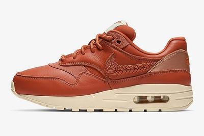 Nike Air Max 1 Premium Brown Embroidered Lateral