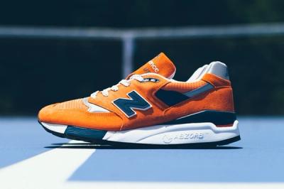New Balance 998 Orange Navy 1