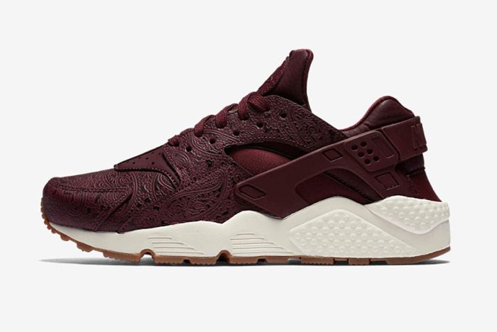 burgundy huarache shoes