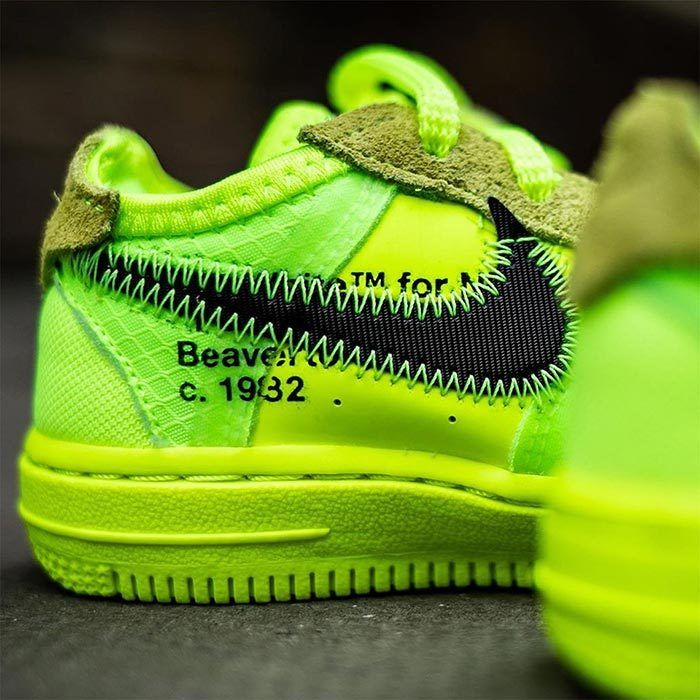 Off White Air Force 1 Volt Toddler 2