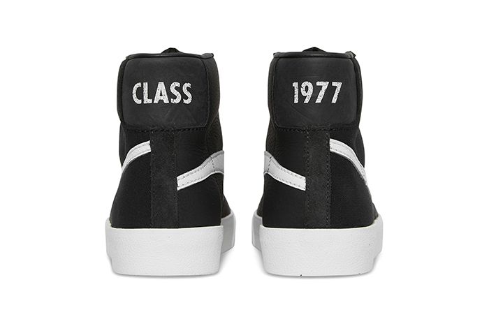 Slam Jam Nike Blazer Mid Class Of 1977 Cd8233 100 Release Date Heel