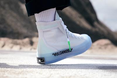 Off White X Converse Chuck 70 On Foot 2