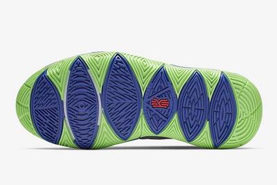 Nike Kyrie 5 Wolf Grey Lime Blast Outsole