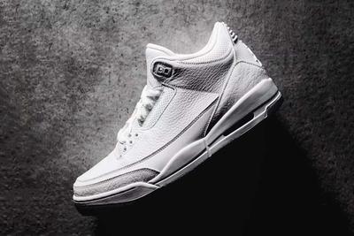 Air Jordan 3 Pure White Closer Look 01 Sneaker Freaker