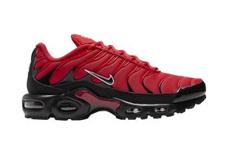 The Nike Air Max Plus Goes to University in Red - Sneaker Freaker