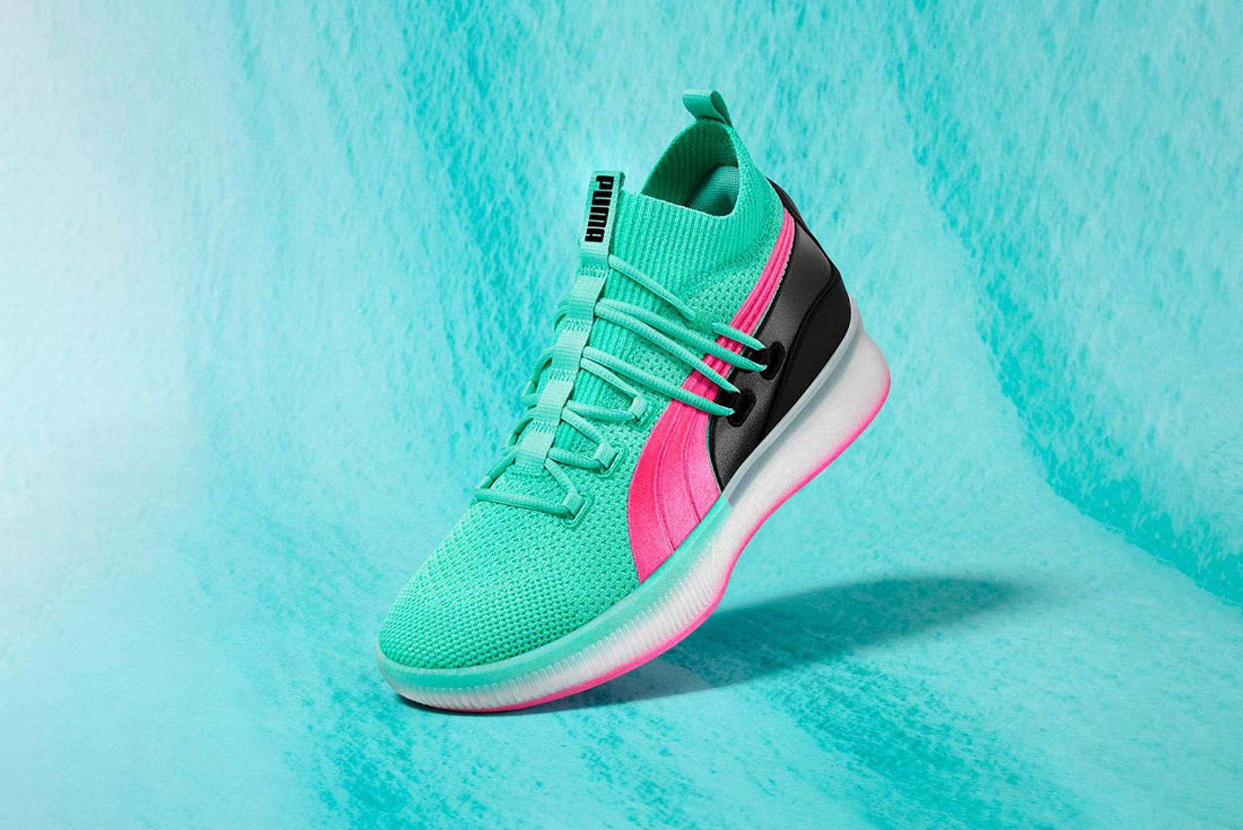 Puma Clyde Court Disrupt South Beach Angle