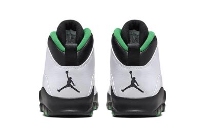 Air Jordan 10 Seattle 310805 137 Release Date Heel
