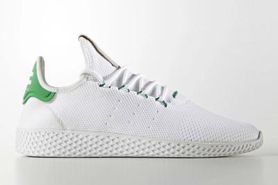 Pharrell Williams Adidas Tennis Hu White Green 7