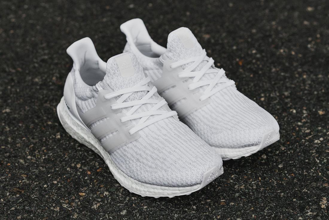 Ultraboost Triple Adidas Ultra Boost Triple White On Foot Ultra