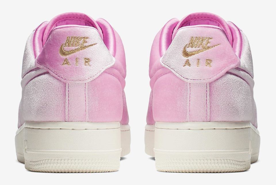 velour air force ones