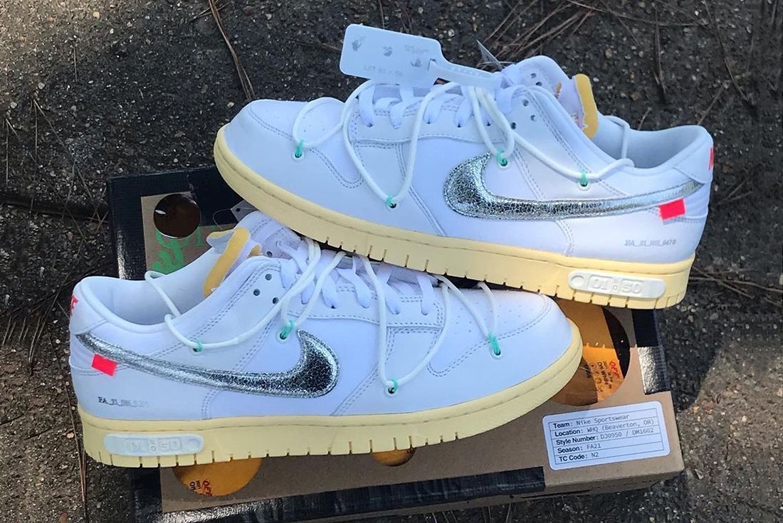 Closer Look: Off-White™ x Nike Dunk Low #33/#50