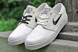 Nike Sb Zoom Stefan Janoski Canvas Grey White Thumb