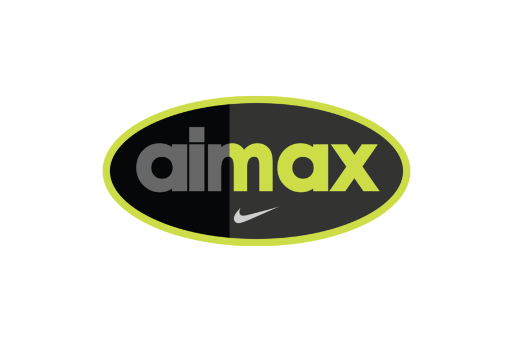 air max logo on white background