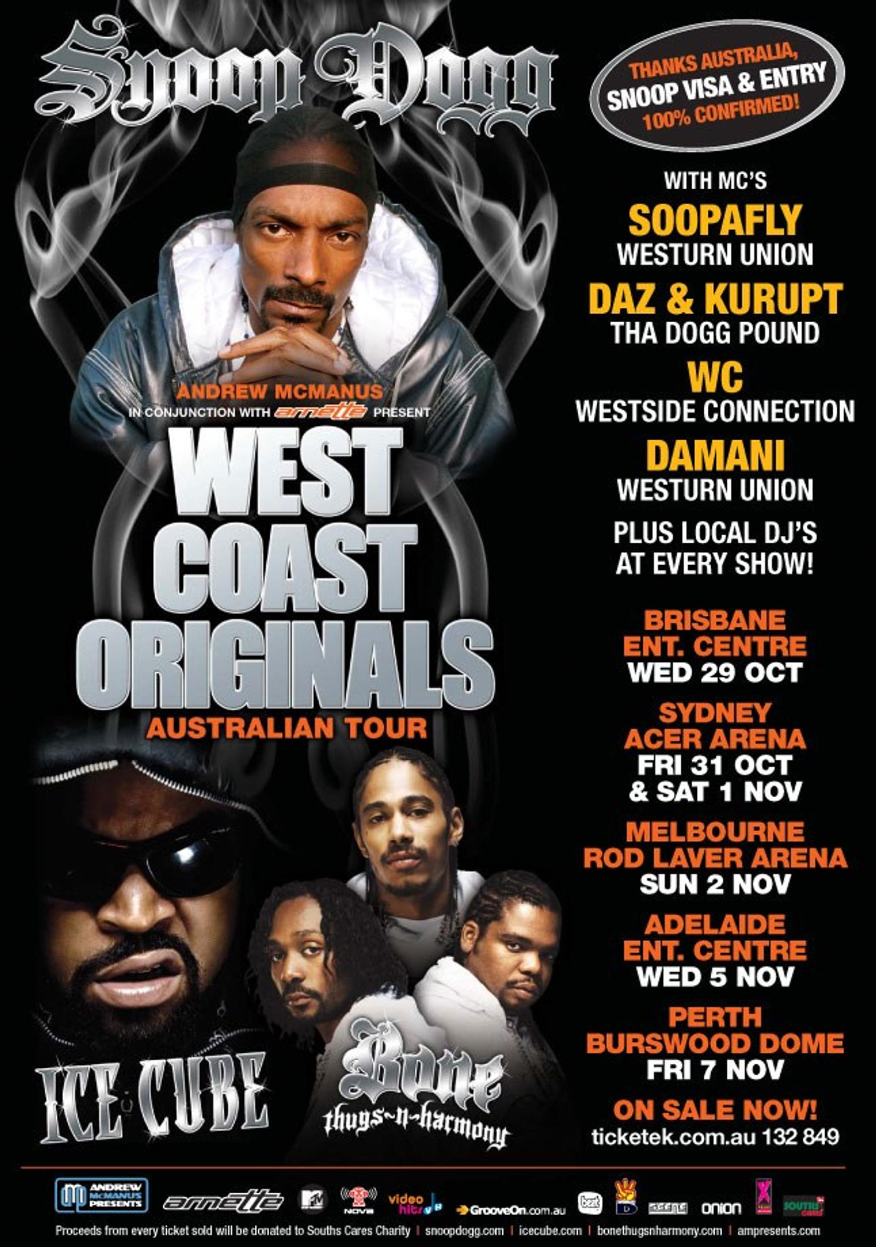 Snoop Dogg Australian Tour 3