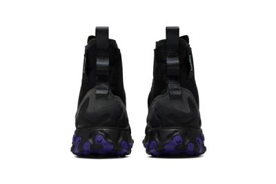 Nike React Ianga Black Light Aqua Anthracite Court Purple Av5555 002 Release Date Heel