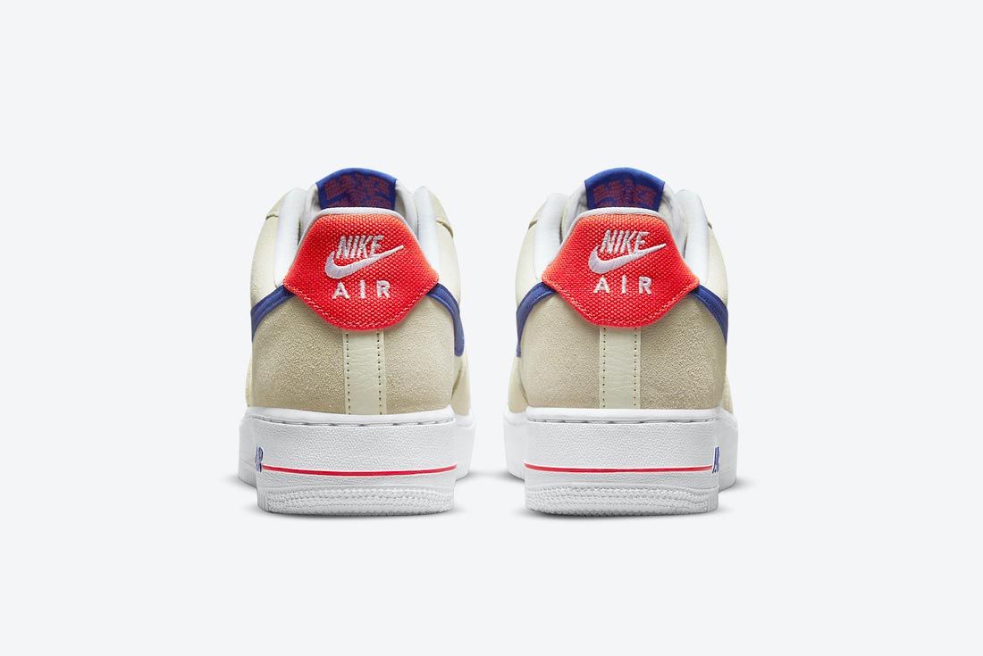 Nike air force on sale white blue red