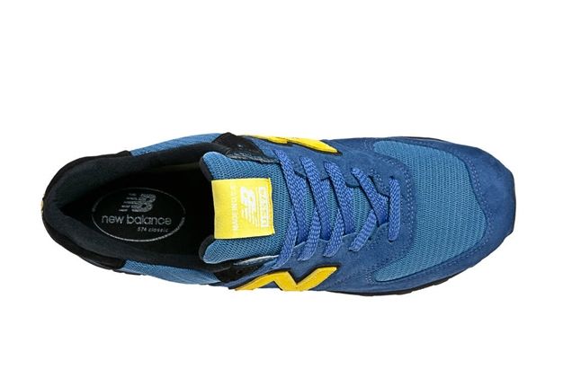 New Balance Race Inspired 574 Blue And Yellow Top 1