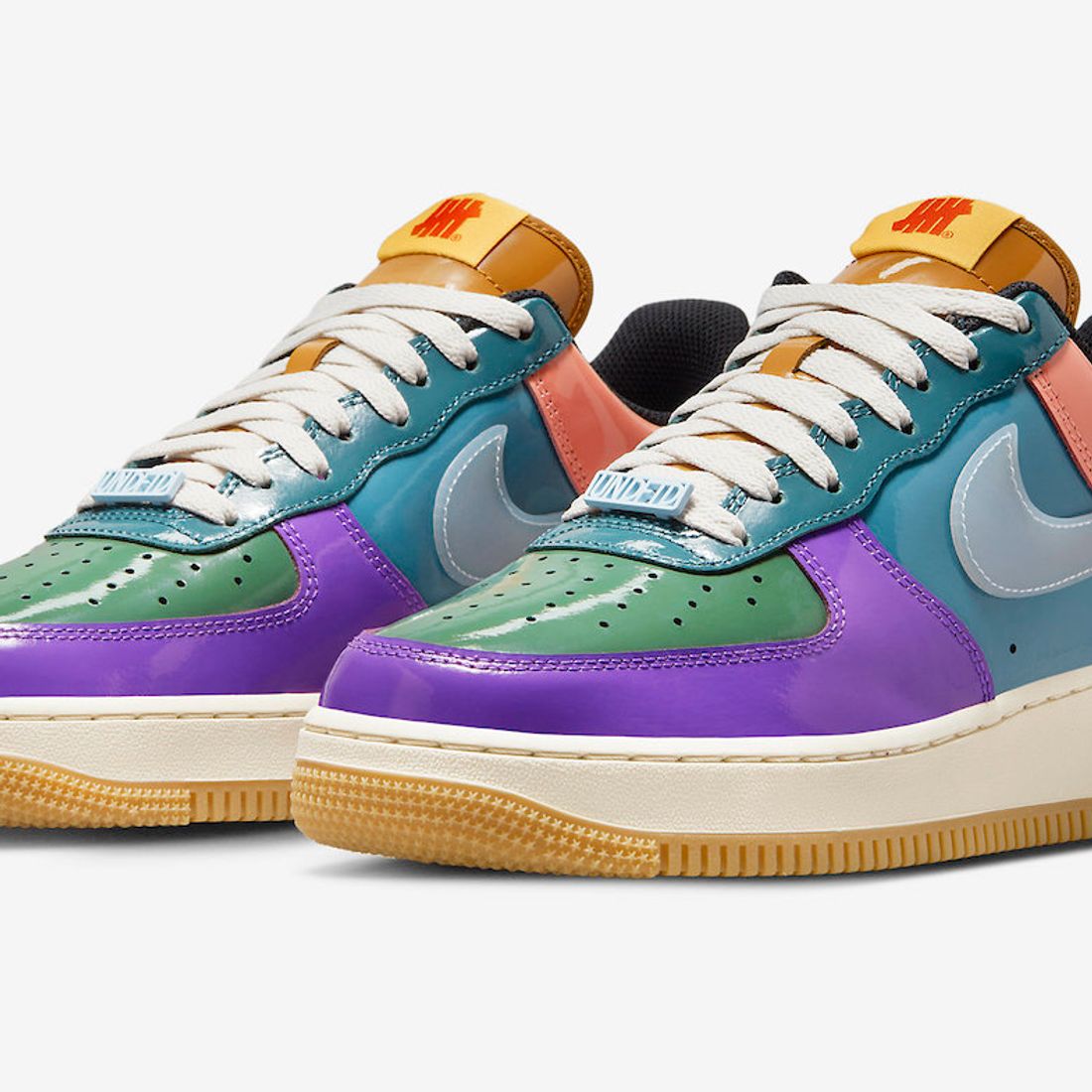 Undefeated x Nike Air Force 1 Low Multi-Color - Size 10 Men
