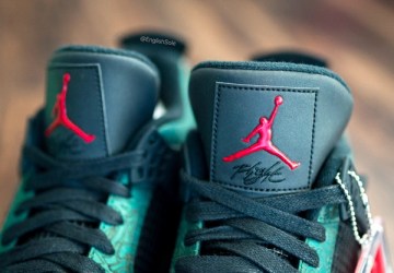 Jordan 4 laser green discount