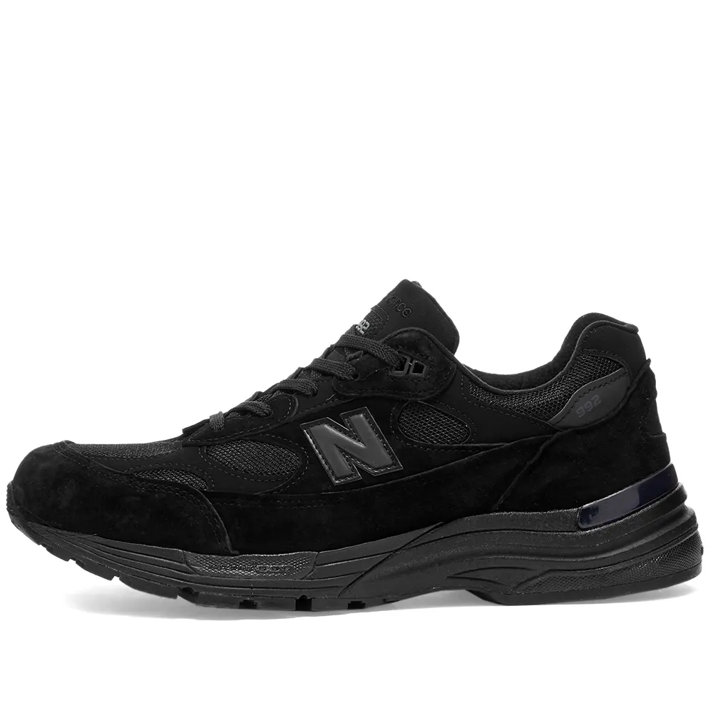 new balance 992 black black