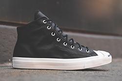 Converse Jack Purcell Mid Black White Thumb
