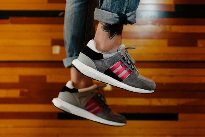 adidas EQT Support 93/16 BOOST (Grey/Red) - Releases