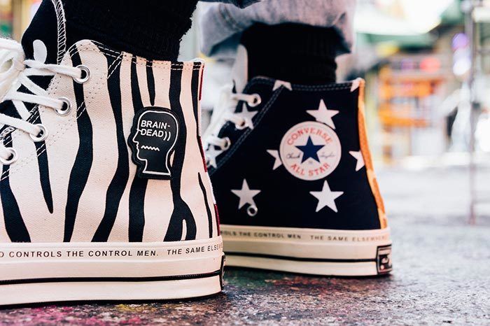 60s ほぼdead stock Converse On-Foot with Brain Dead's Converse Chuck 70