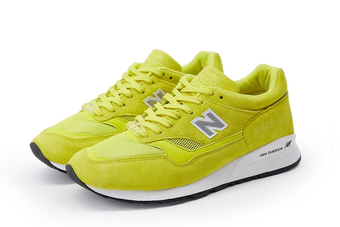 Pop New Balance 1500 Electric Yellow Pair Side