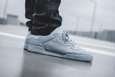Adidas Yeezy Powerphase Grey On Foot Sneaker Freaker 4