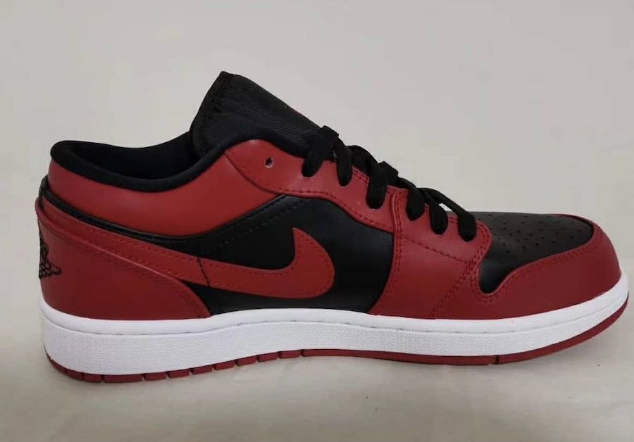 【再出品】Nike Air Jordan 1 Low Varsity Red Nike Air Jordan 1 Low Varsity Red White 553558-166 Men's