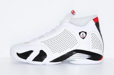 Supreme Air Jordan 14 Official White Release Date Lateral