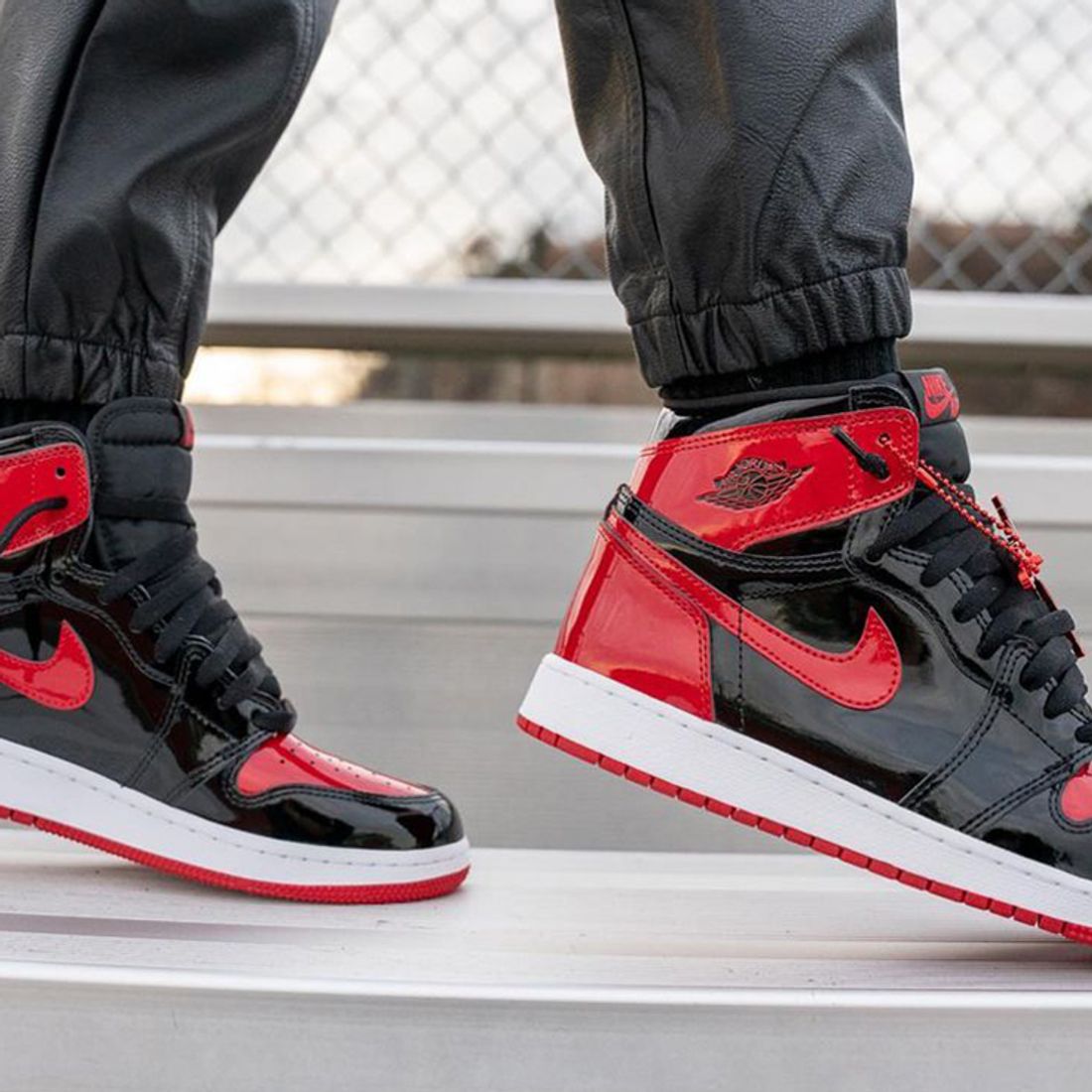 Here's How People are the Air 1 'Patent Bred' - Sneaker
