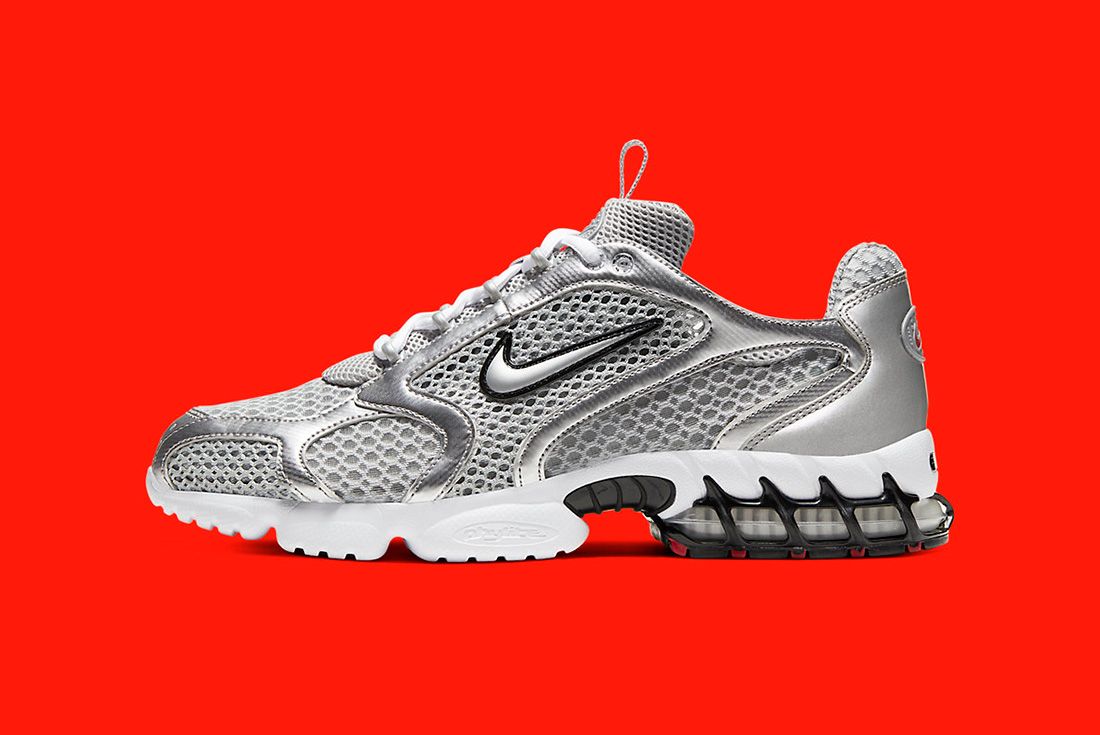nike air zoom spiridon cage 2 silver