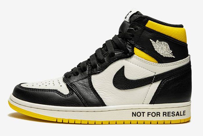 air jordan 1 not for resale yellow