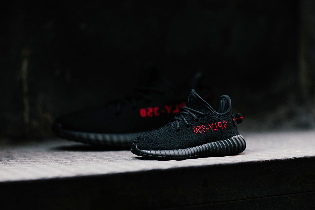 black with red yeezy