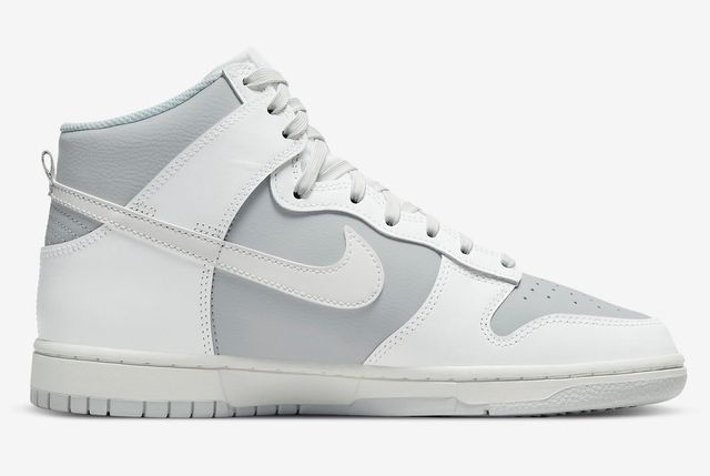 Official Images: Nike Dunk High Grey and White - Sneaker Freaker